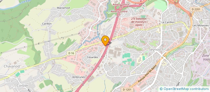 localisation de l'entreprise SAVOISIENNE INSTAL DEPANNAGE ETUDES  ANNECY