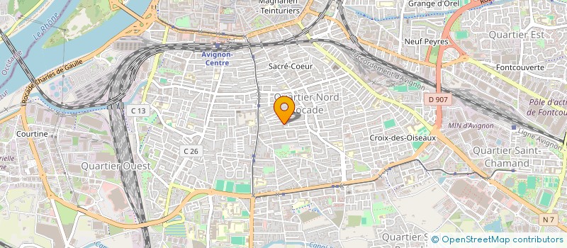 localisation de l'entreprise SAVOM à AVIGNON