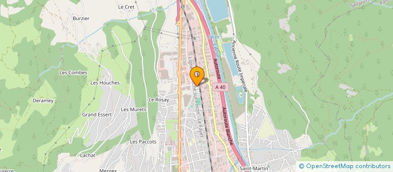 localisation de l'entreprise SAVON'ETT MONT-BLANC NETTOYAGE à SALLANCHES