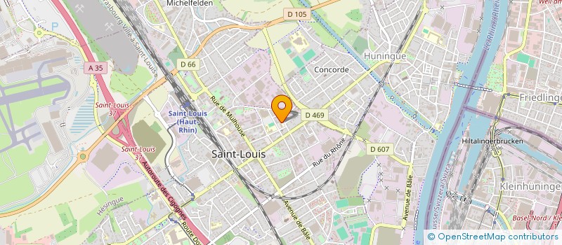 localisation de l'entreprise SAVONNERIE BASANT  SAINT-LOUIS