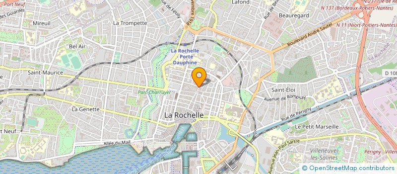 localisation de l'entreprise SAVONNERIE BERTAUD  LA ROCHELLE