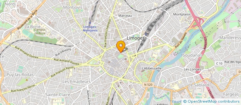 localisation de l'entreprise SAVONNERIE DE LIMOGES à LIMOGES