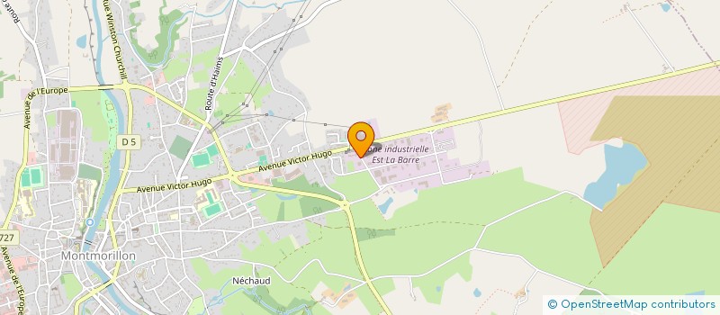 localisation de l'entreprise SAVONNERIE DE TOURAINE C 2 S à MONTMORILLON