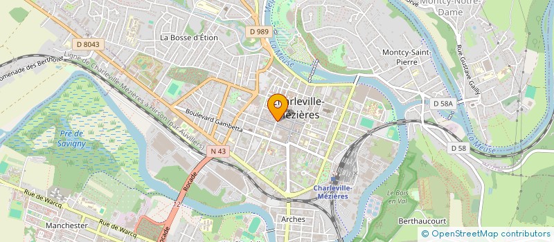 localisation de l'entreprise SAVONNERIE DU THEATRE  CHARLEVILLE-MEZIERES