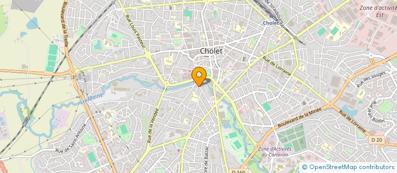 localisation de l'entreprise SAVONNERIE GONNORD à CHOLET