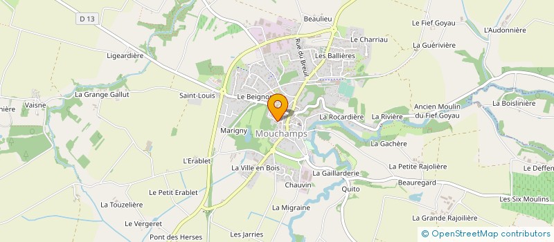 localisation de l'entreprise SAVONNERIE NAMITIIS  MOUCHAMPS