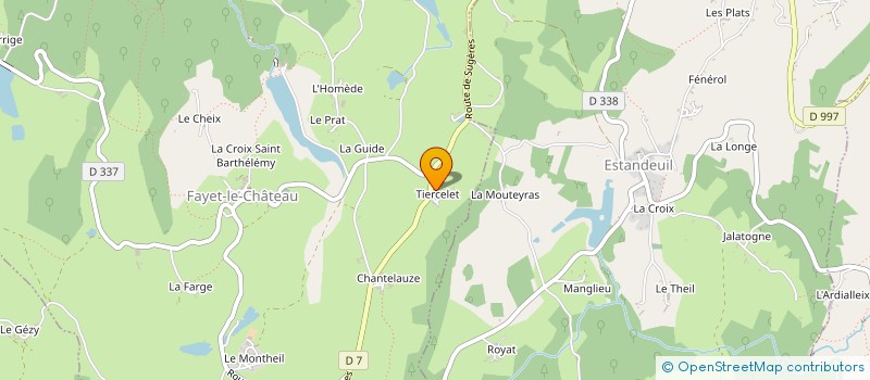 localisation de l'entreprise SAVONNERIE NIAPANJO à FAYET-LE-CHATEAU