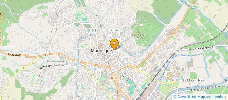 localisation de l'entreprise SAVONNERIE ROCHE à MANOSQUE