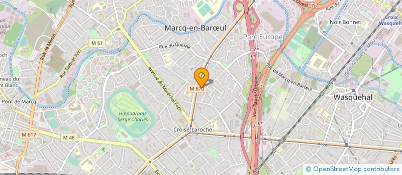 localisation de l'entreprise SAVOR FRANCE à MARCQ-EN-BARŒUL