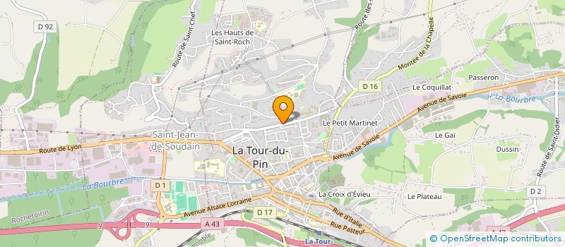 localisation de l'entreprise SAVORA  LA TOUR-DU-PIN