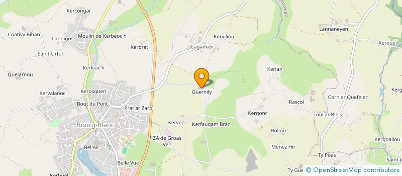 localisation de l'entreprise SAVORY  BOURG-BLANC