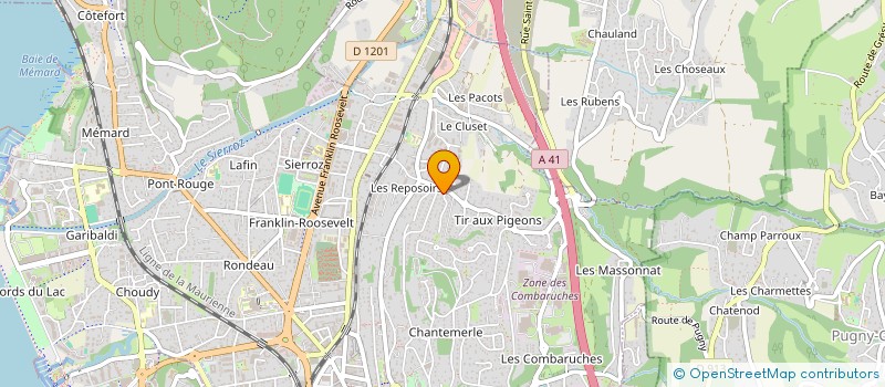 localisation de l'entreprise SAVOUR'EMOI  AIX-LES-BAINS