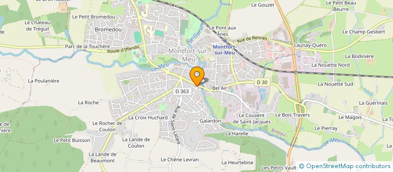 localisation de l'entreprise SAVOURE-ROUYER  MONTFORT-SUR-MEU