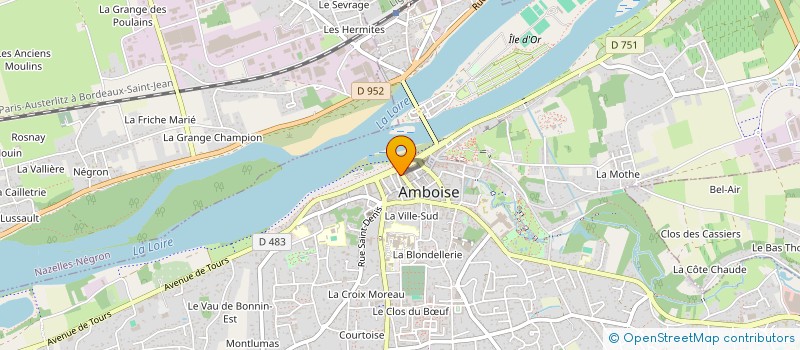 localisation de l'entreprise SAVOURER AMBOISE  AMBOISE