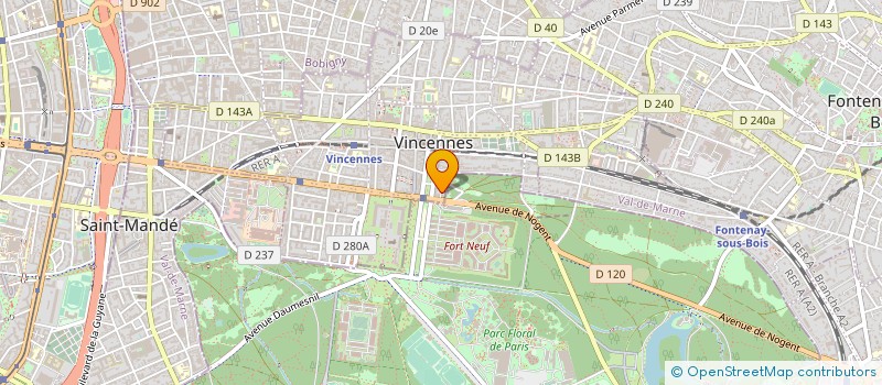 localisation de l'entreprise SAVOUREZ BIO  VINCENNES