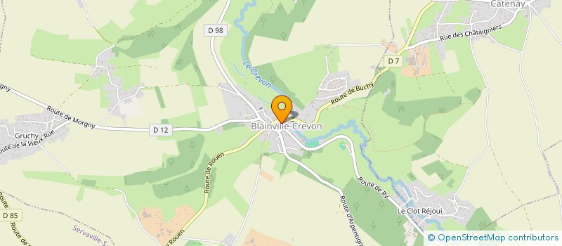 localisation de l'entreprise SAVOUREZ L'INSTANT  BLAINVILLE-CREVON