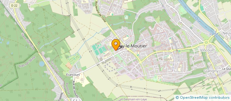 localisation de l'entreprise SAVOURY  JOUY-LE-MOUTIER