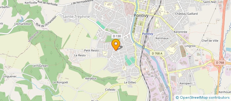 localisation de l'entreprise SAVOY-CAPITAINE  PONTIVY