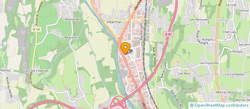 localisation de l'entreprise SAVOY CARS  CHAMBERY