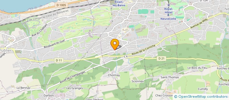 localisation de l'entreprise SAVOY HOTEL MANAGEMENT  EVIAN-LES-BAINS