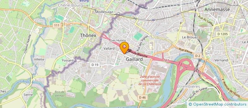 localisation de l'entreprise SAVOYARD IMMO à GAILLARD