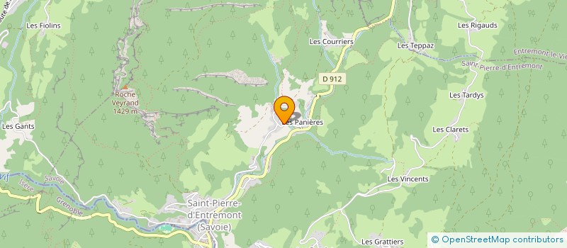 localisation de l'entreprise SAVOYARDS DU MONDE à SAINT-PIERRE-D'ENTREMONT