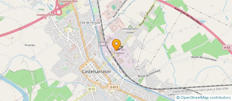 localisation de l'entreprise SAVOYE  CASTELSARRASIN