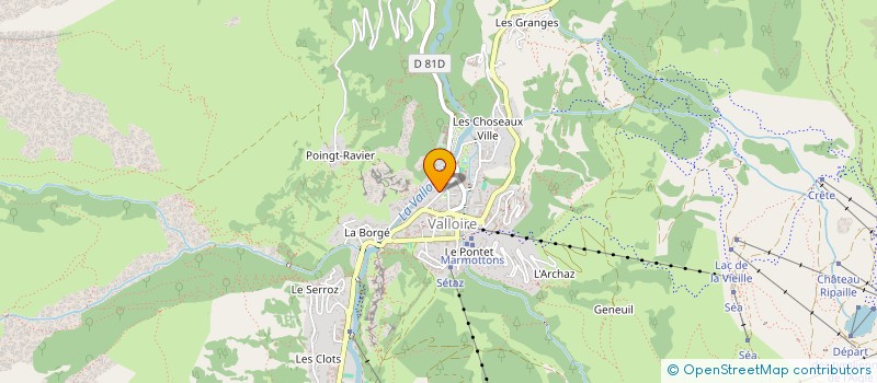 localisation de l'entreprise SAVOYE IMMOBILIER  VALLOIRE