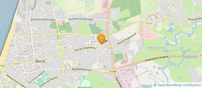 localisation de l'entreprise SAVOYE SPORT à BERCK