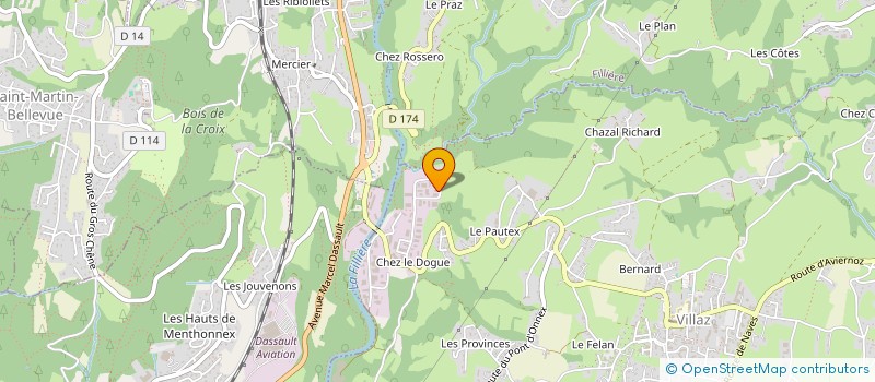 localisation de l'entreprise SAVOYRUN INVEST  VILLAZ