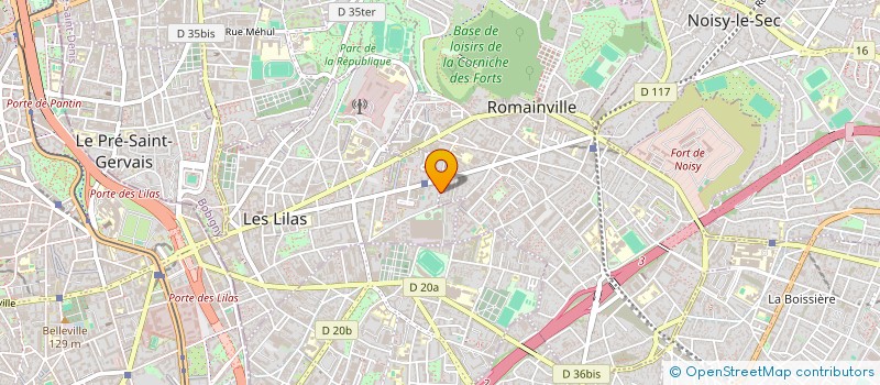 localisation de l'entreprise SAVREUX BE à ROMAINVILLE