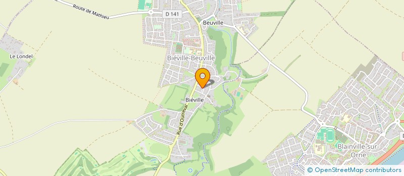 localisation de l'entreprise SAVS  BIEVILLE-BEUVILLE