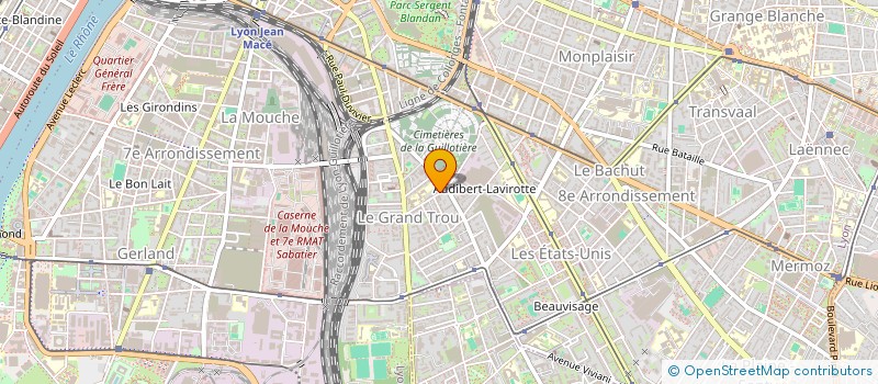 localisation de l'entreprise SAVS INVEST  LYON
