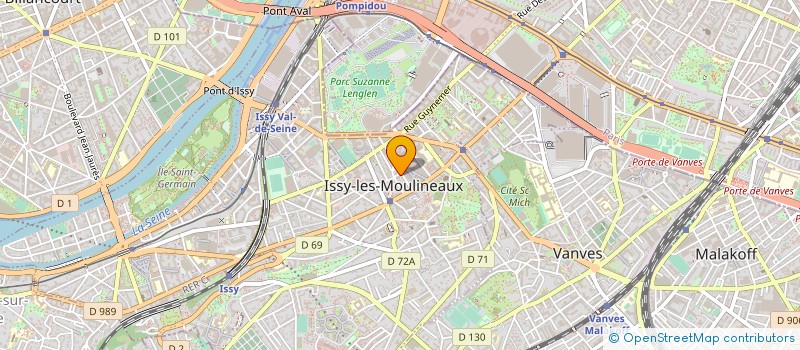 localisation de l'entreprise SAVSOFT à ISSY-LES-MOULINEAUX