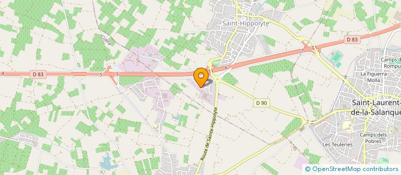 localisation de l'entreprise SAW IMMO  SAINT-HIPPOLYTE