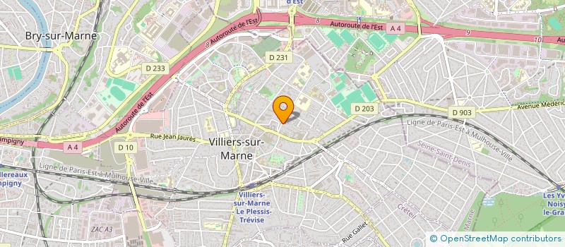 localisation de l'entreprise SAW'YER PROD  VILLIERS-SUR-MARNE