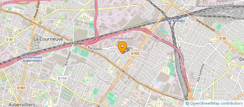 localisation de l'entreprise SAWA à LA COURNEUVE