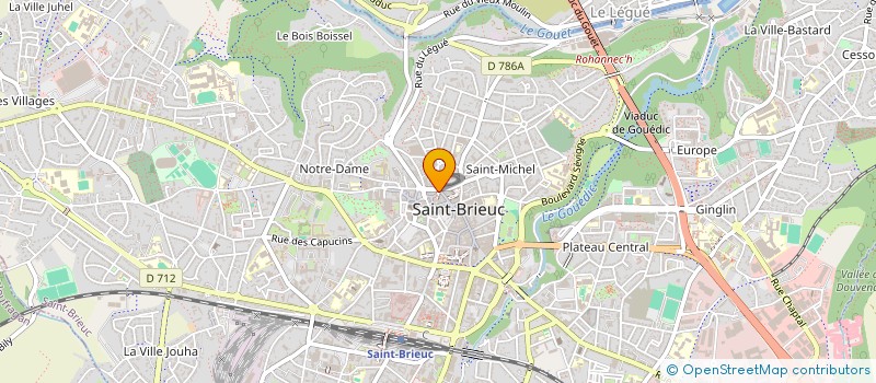 localisation de l'entreprise SAWA-J à SAINT-BRIEUC