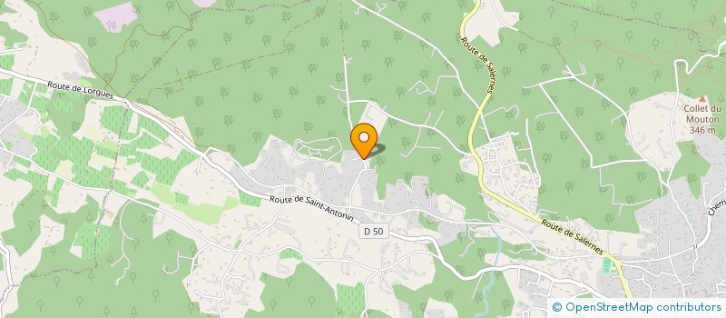 localisation de l'entreprise SAWA SAINT FRANCOIS  LORGUES