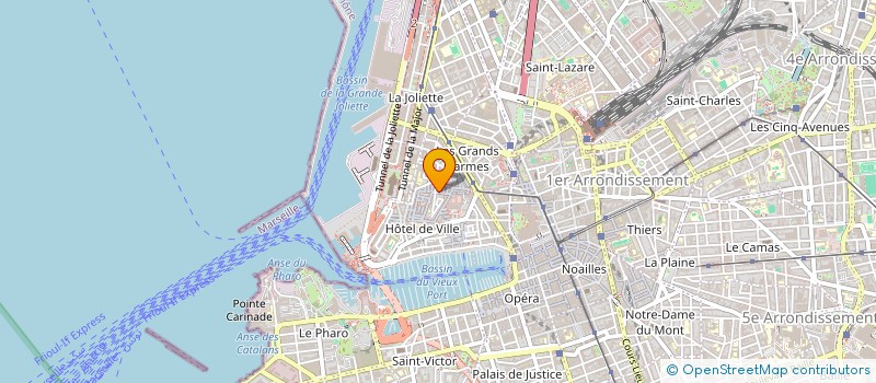 localisation de l'entreprise SAWA UNITED  MARSEILLE