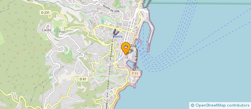 localisation de l'entreprise SAWADEE à BASTIA