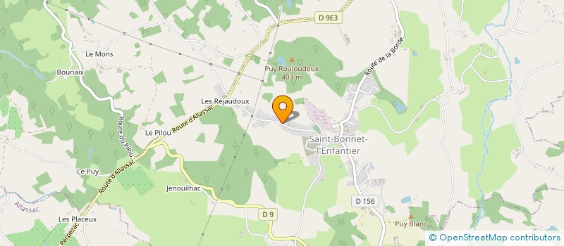 localisation de l'entreprise SAWAKI  SAINT-BONNET-L ENFANTIER