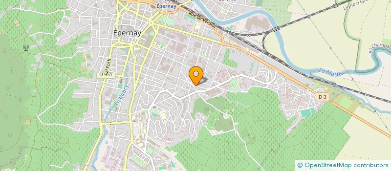 localisation de l'entreprise SAWAM à EPERNAY