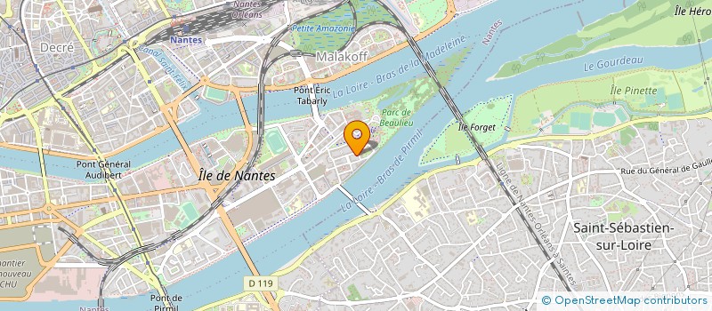 localisation de l'entreprise SAWAM IT à NANTES