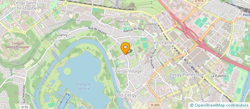 localisation de l'entreprise SAWASDEE  CERGY