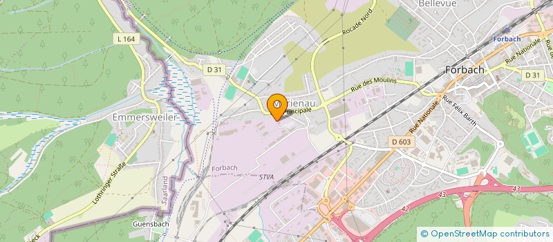 localisation de l'entreprise SAWAT SARL  FORBACH