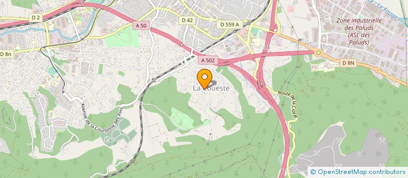 localisation de l'entreprise SAWGEM à AUBAGNE