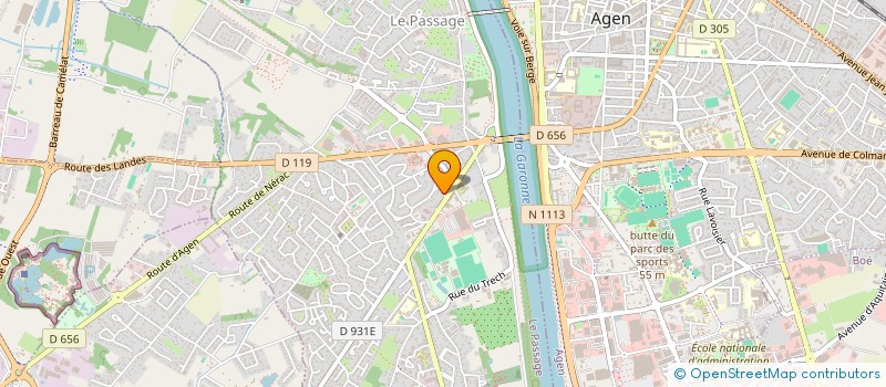 localisation de l'entreprise SAX  LE PASSAGE