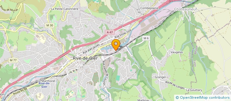 localisation de l'entreprise SAX SARL  SAINT-MARTIN-LA-PLAINE