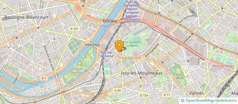 localisation de l'entreprise SAXAUL à ISSY-LES-MOULINEAUX